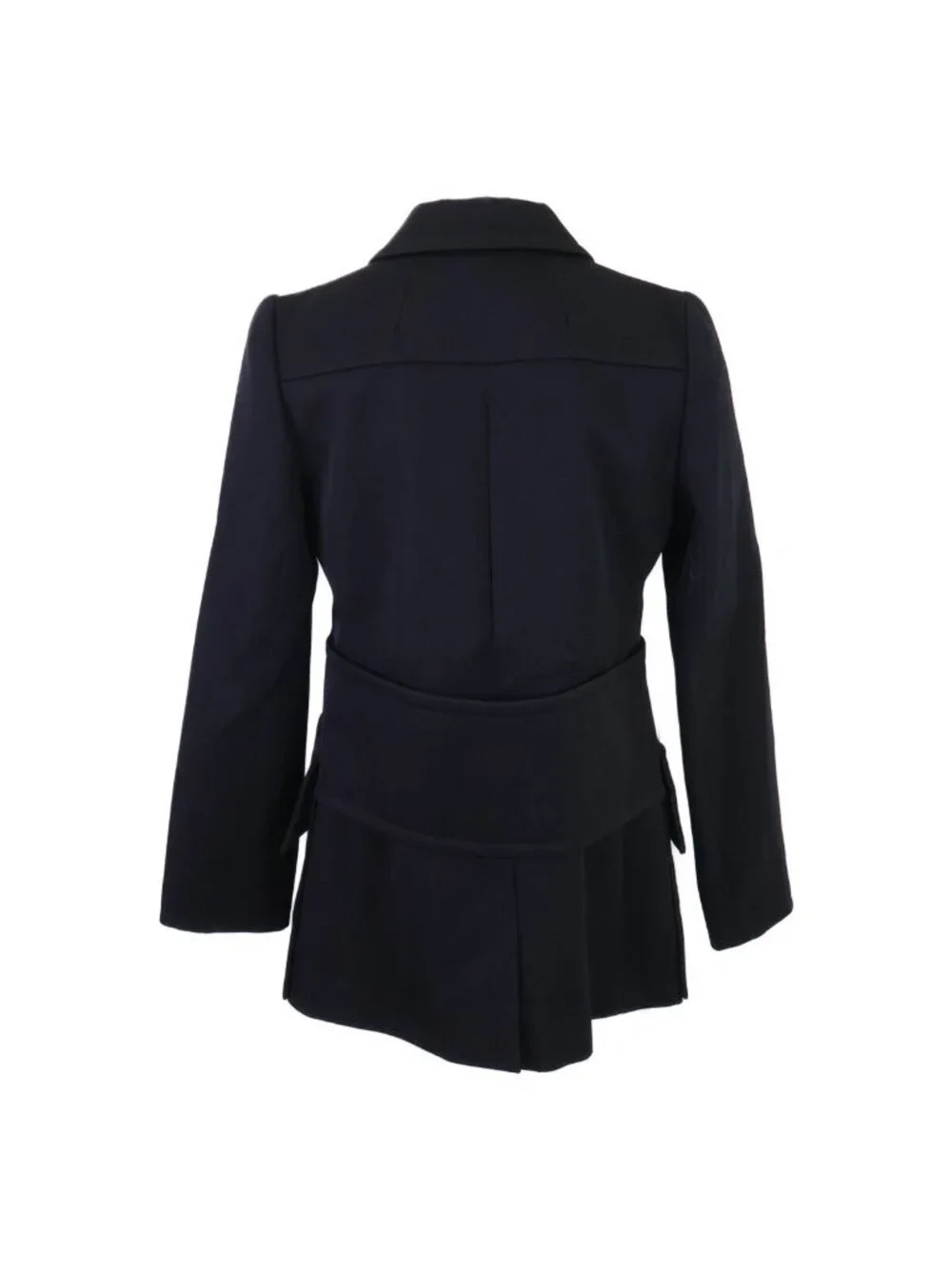 Louis Vuitton Lining Monogram Wool Double Jacket 34
